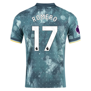 Nike Tottenham Christian Romero Third Jersey w/ EPL Patch 24/25 (Enamel Green/Bicoastal)