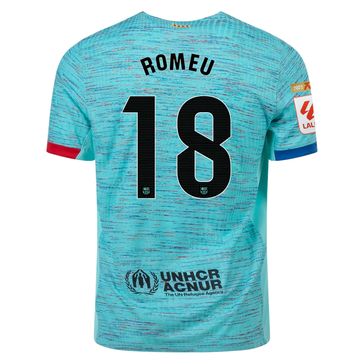 Nike Barcelona Authentic Romeu Match Vaporknit Third Jersey w La Liga Soccer Wearhouse