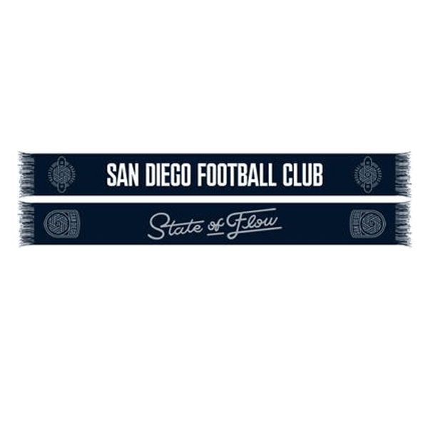 Ruffneck San Diego FC State of Flow Scarf (Navy) | SoccerWearhouse