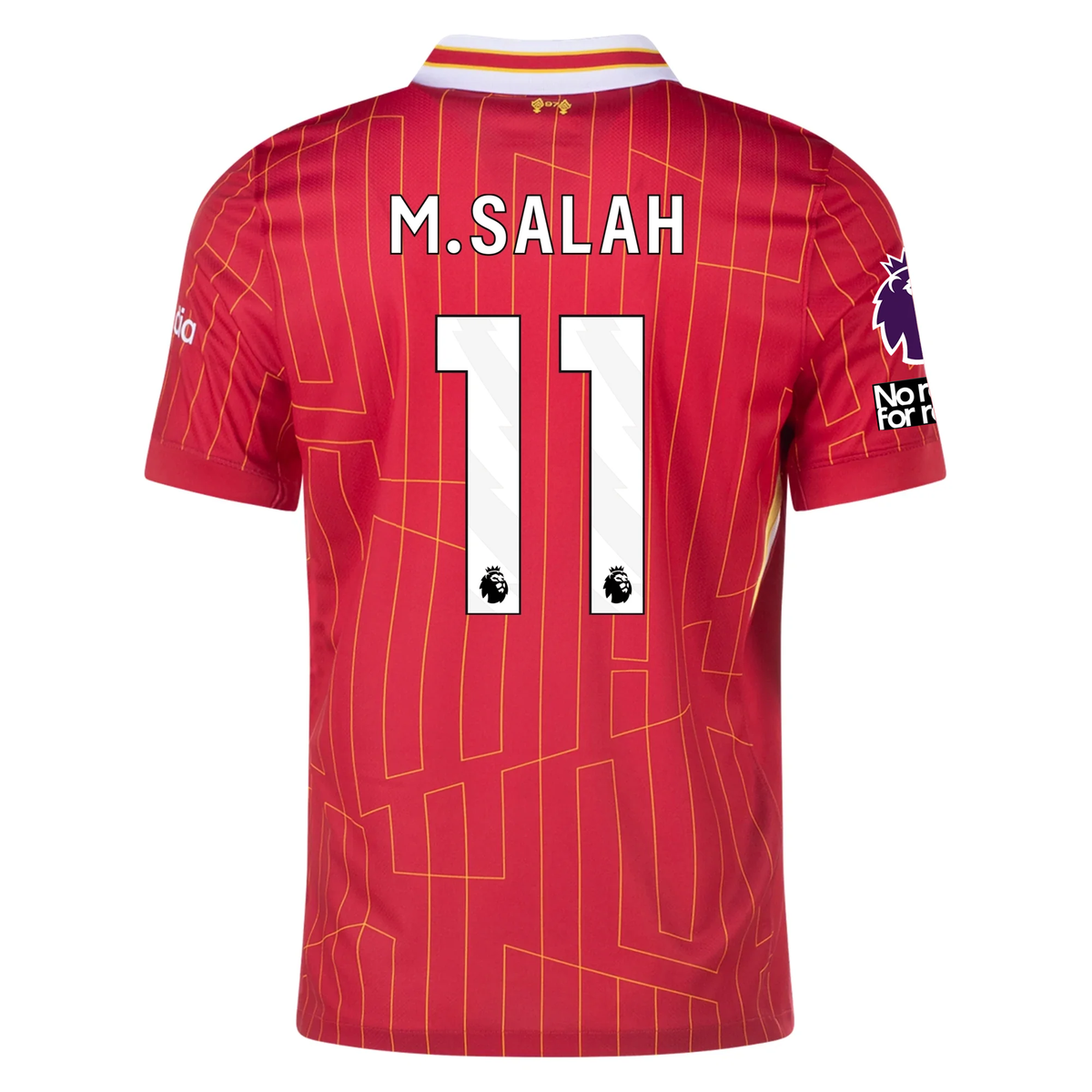 Nike Liverpool Mohamed Salah Home Jersey w/ EPL + No Room For Racism P - Soccer Wearhouse