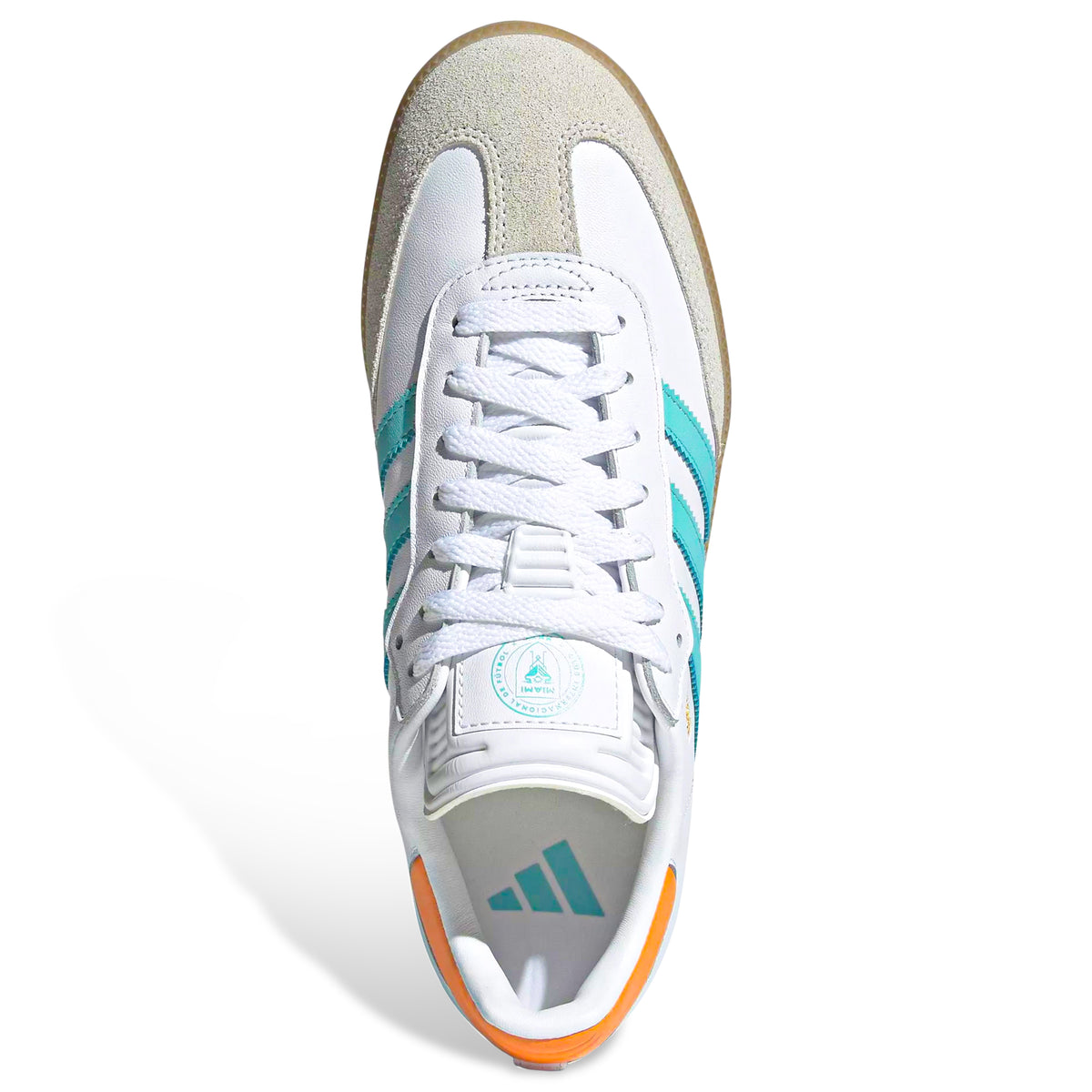 24cm【新品】ADIDAS SAMBA INTER MIAMI CF IN adidas Samba Inter Miami Indoor Soccer Shoes (White/Mint/Gum