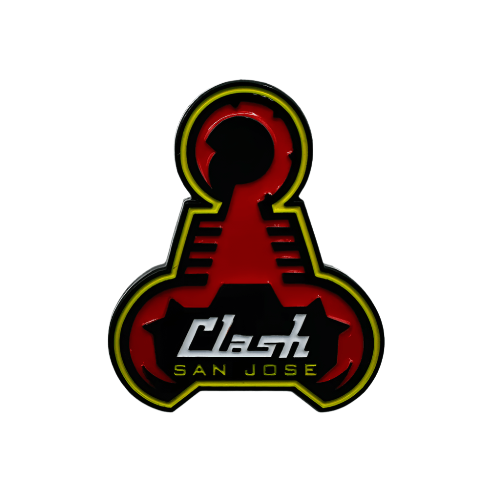 San Jose Clash Retro Enamel Pin | SoccerWearhouse