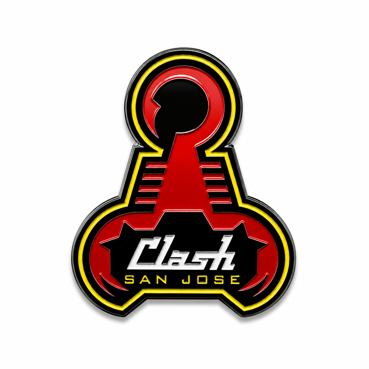 San Jose Clash Retro Enamel Pin | SoccerWearhouse