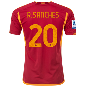 adidas Roma Renato Sanches Home Jersey w/ Serie A Patch 23/24 (Team Victory Red)