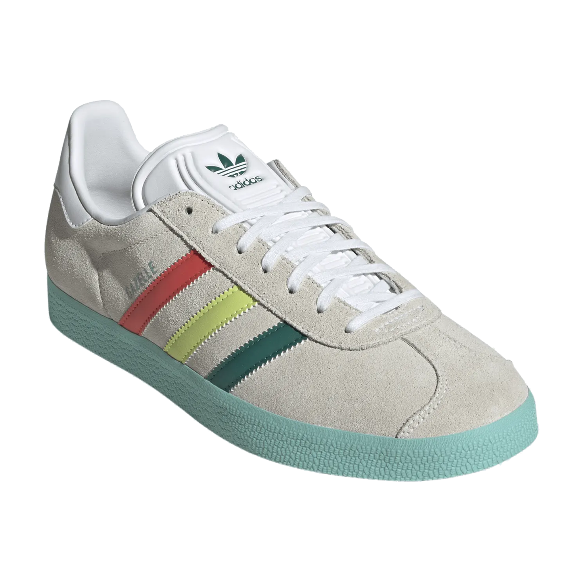 adidas San Jose Clash Gazelle Soccer Shoes (White/Multi)