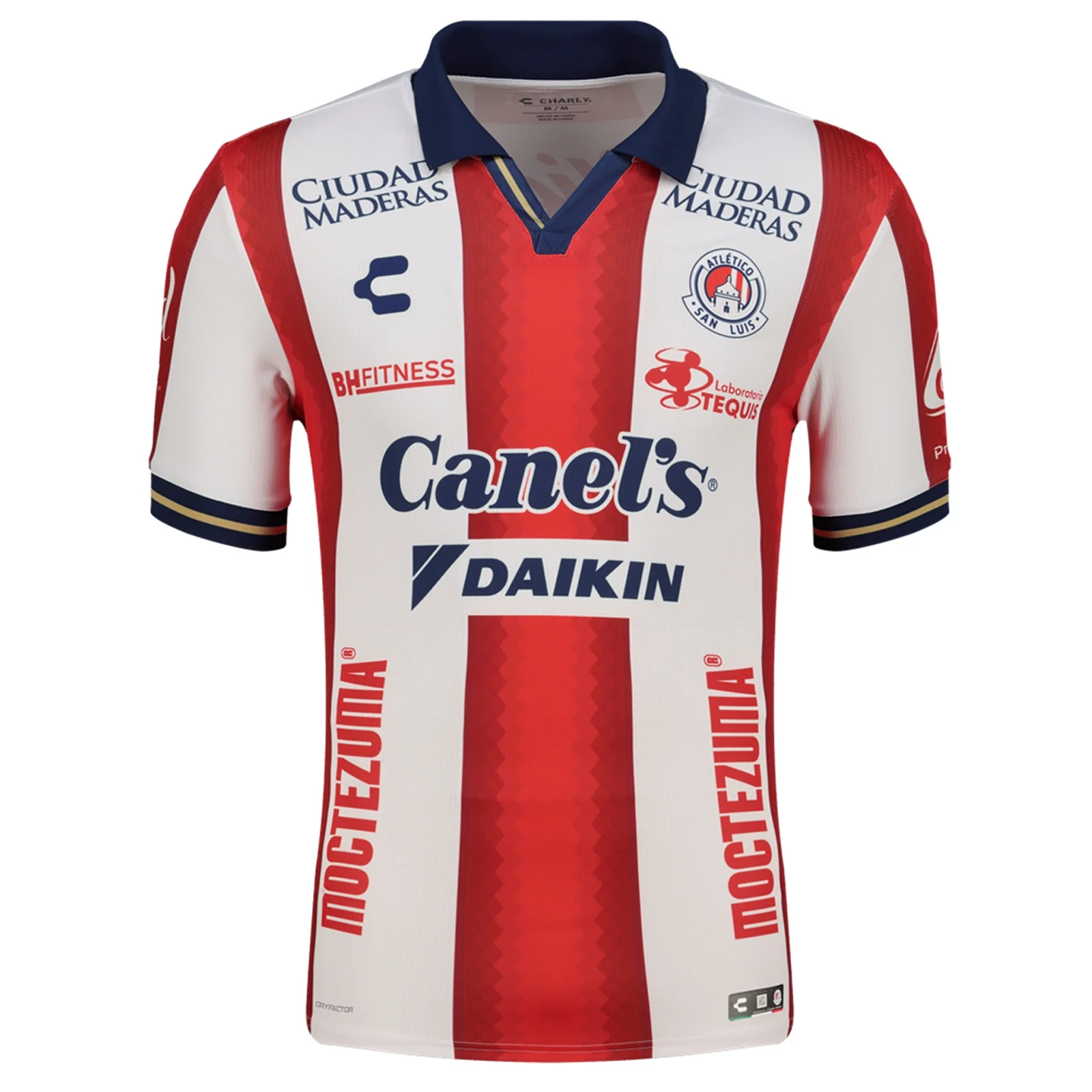 Charly Men's Atletico San Luis Home Jersey 25/26 (White/Red)