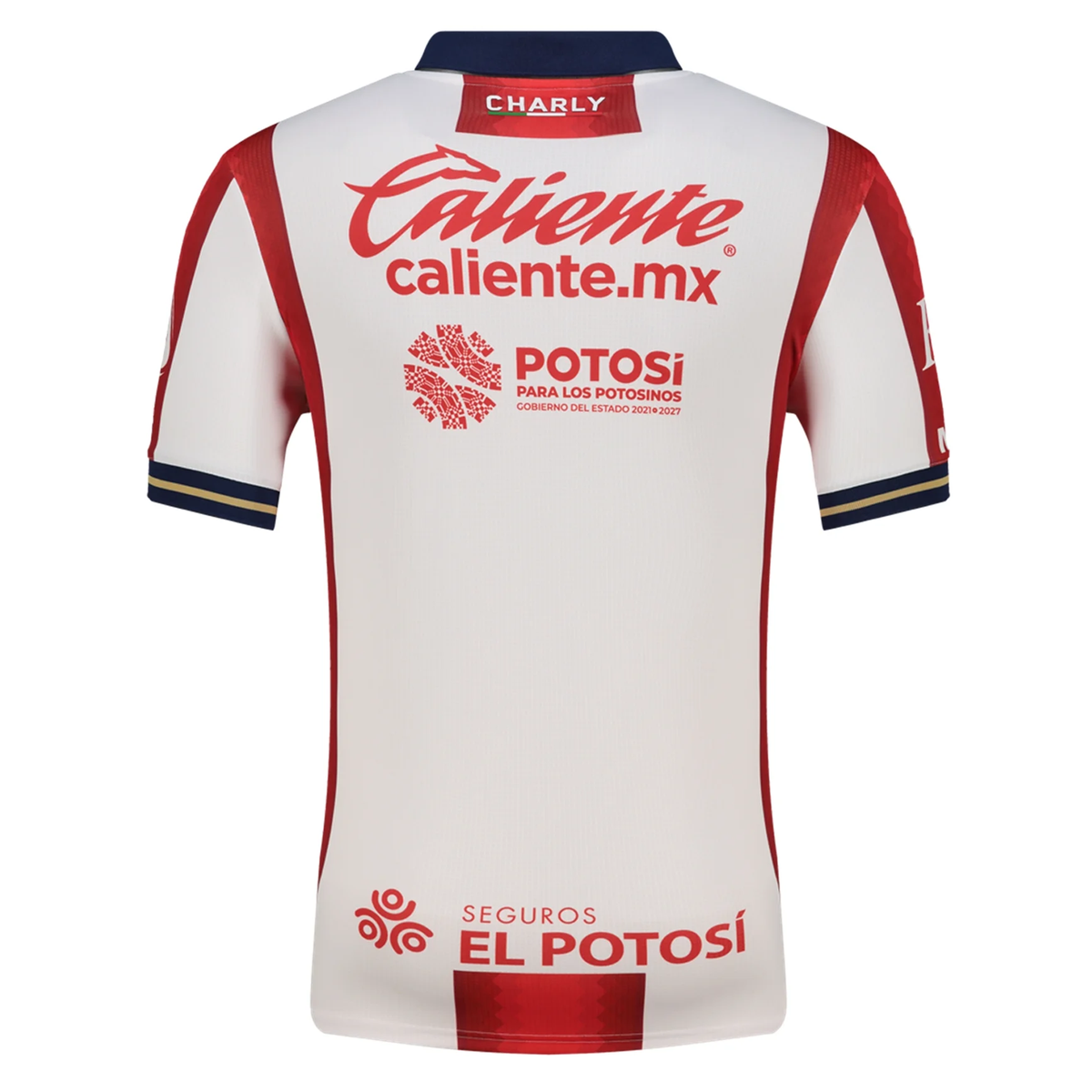 Charly Men's Atletico San Luis Home Jersey 25/26 (White/Red)