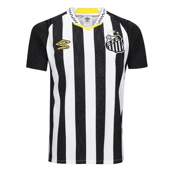 Umbro Men's Santos FC Away Jersey 25/26 (Black/White)