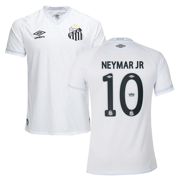Umbro Neymar Jr Men's Santos FC 25/26 Home Jersey (White) Soccer