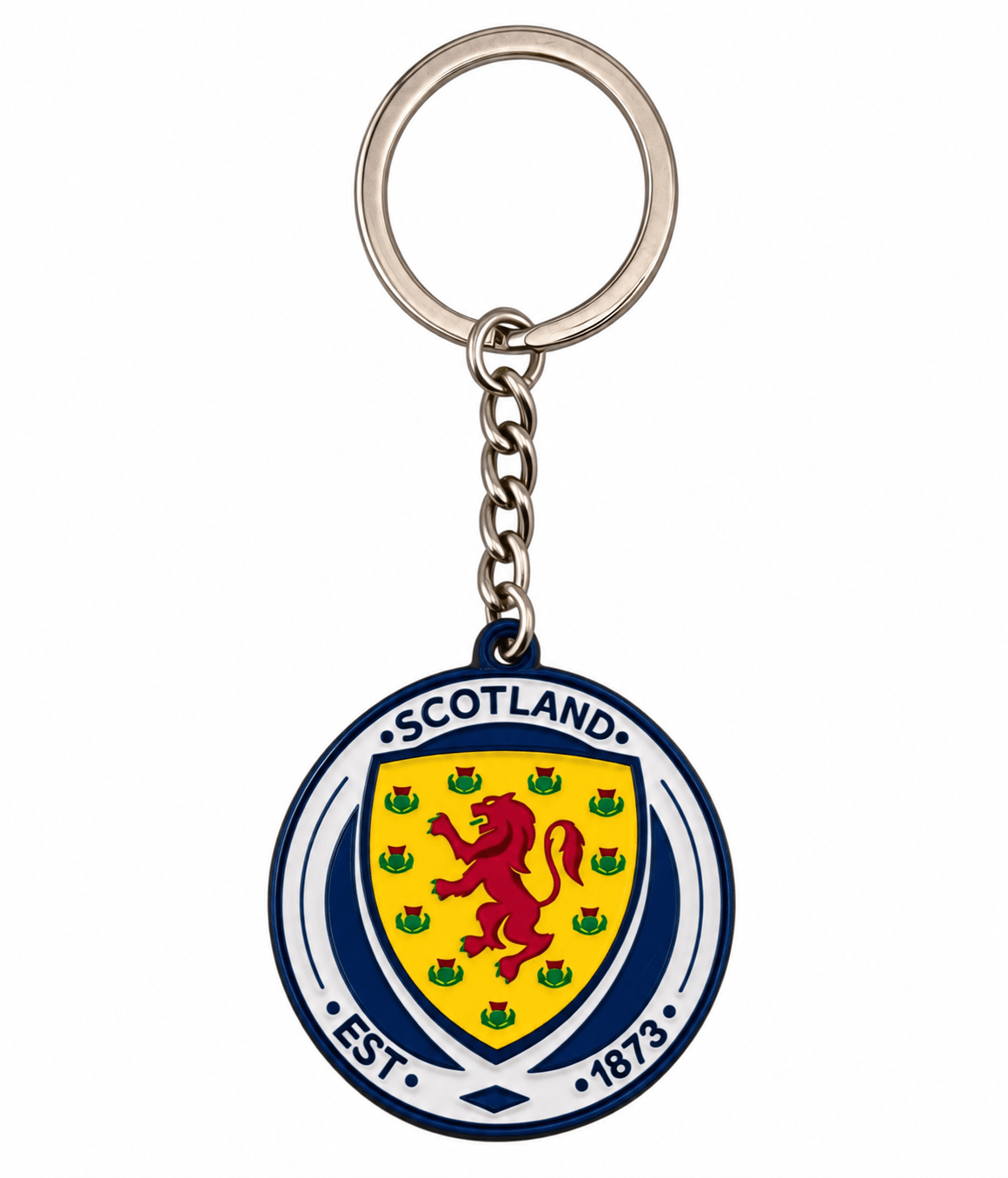 Scotland National Team Double Sided Metal Crest Keychain | SoccerWearhouse