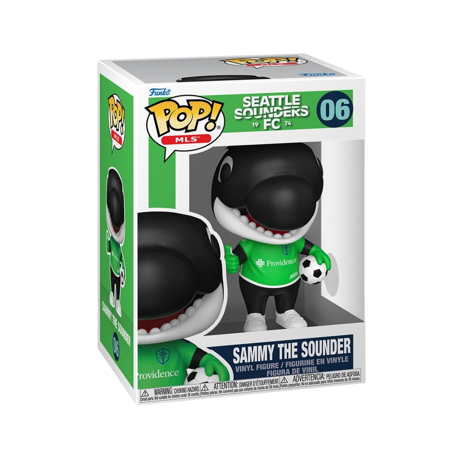Seattle Sounders Sammy the Sounder Funko Pop (Green) | SoccerWearhouse