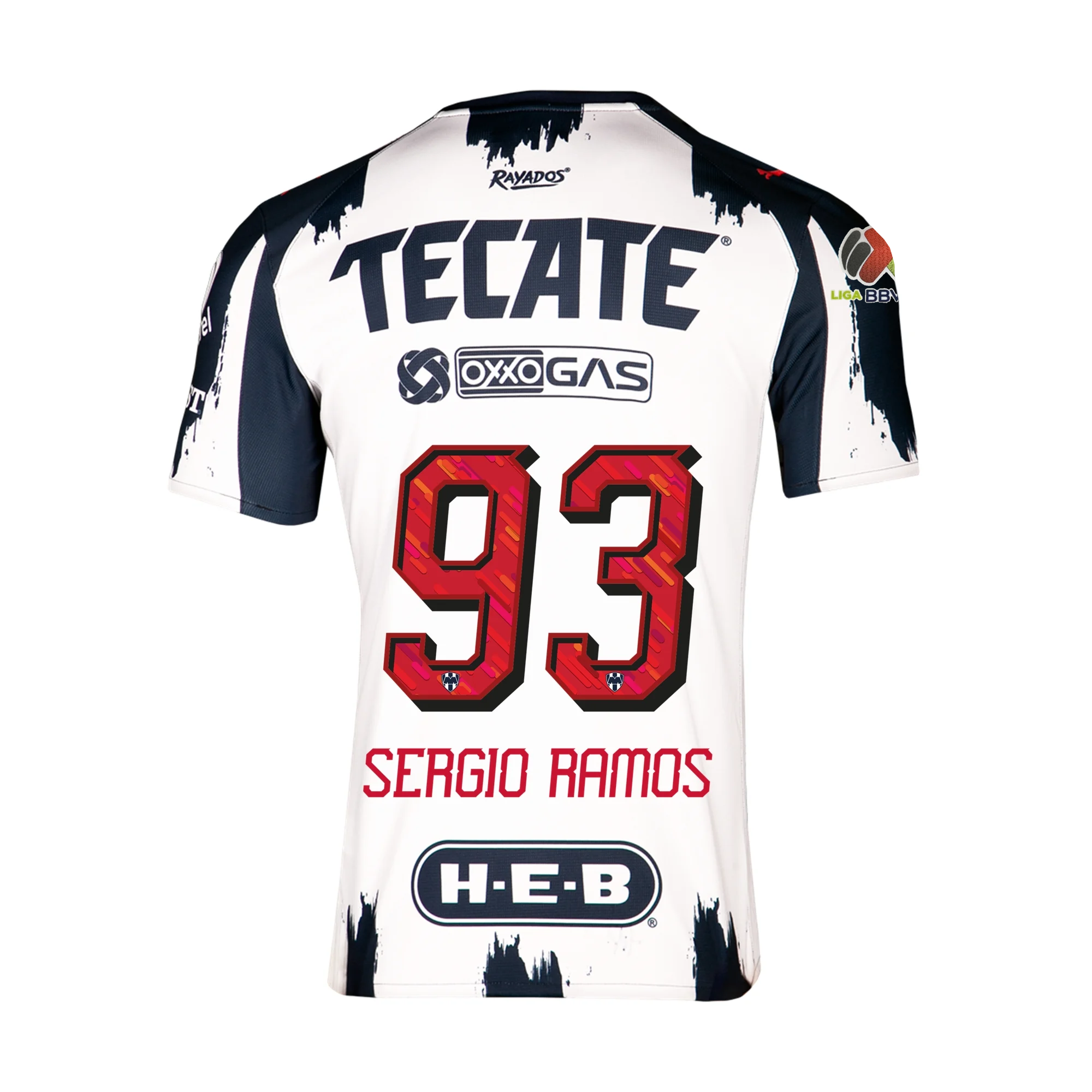 Puma Monterrey Sergio Ramos Home Jersey w/ Liga MX Patch 25/26 (Puma Navy/White)