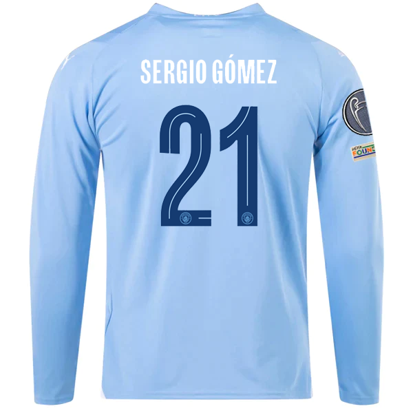 Manchester City Personalized Home Kid Soccer Club Jersey