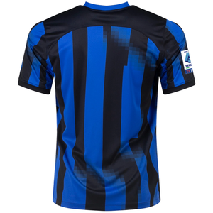 Nike Inter Milan Home Jersey w/ Serie A Patches 23/24 (Lyon Blue/Black/Vibrant Yellow)