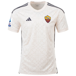 adidas A.S Roma Diego Llorente Away Jersey w/ Serie A Patch 23/24 (Beige)