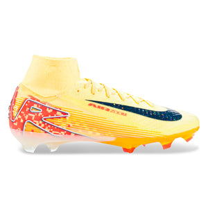 Nike Zoom Superfly 10 Elite KM FG Soccer Cleats (Light Laser Orange/Armory Navy)