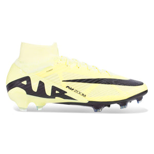 Nike Zoom Superfly 9 Elite Firm Ground Soccer Cleats (Lemonade/Black)