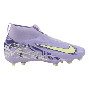 Nike Jr. United Zoom Superfly 10 Academy FG/MG Soccer Cleats (Purple Agate/Barely Volt)