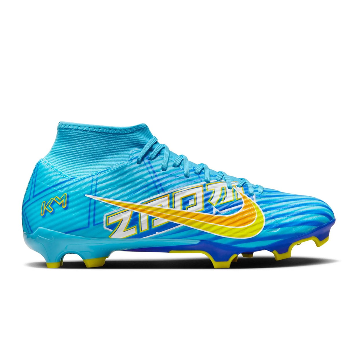 Nike Zoom Superfly 9 Academy KM FG/MG Soccer Cleats (Baltic Blue/White ...