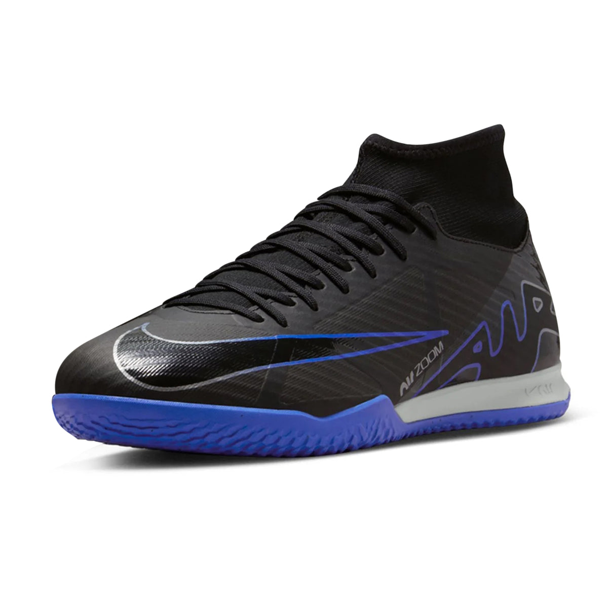 Nike Zoom Superfly 9 Academy Indoor Soccer Shoes (Black/Chrome-Hyper R ...