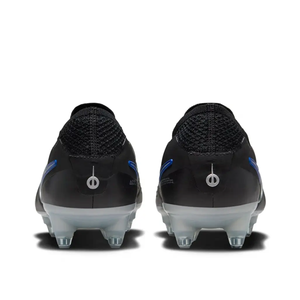 Nike Legend 10 Elite SG-Pro AC Soccer Cleats (Black/Chrome-Hyper Royal)