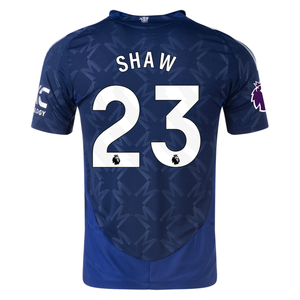 adidas Manchester United Authentic Luke Shaw Away w/ EPL Patch 24/25 (Night Indigo)