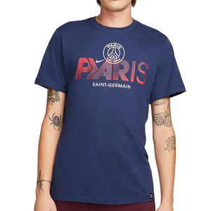 Nike Paris Saint-Germain Swoosh T-Shirt (Midnight Navy)