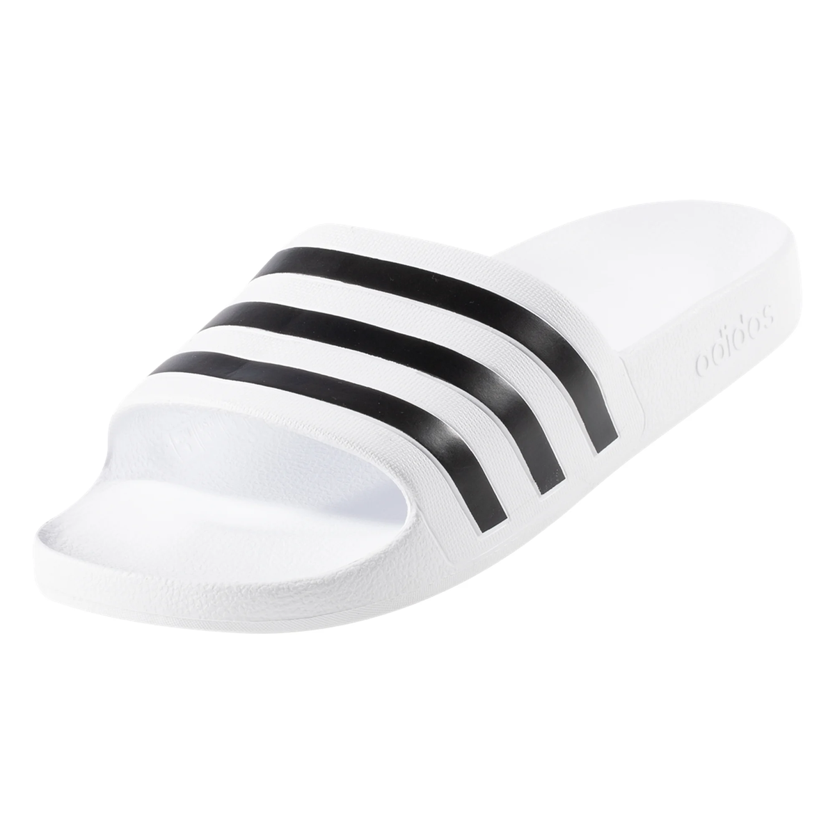 adidas Adilete Shower Sandal (White/Black) - Soccer Wearhouse