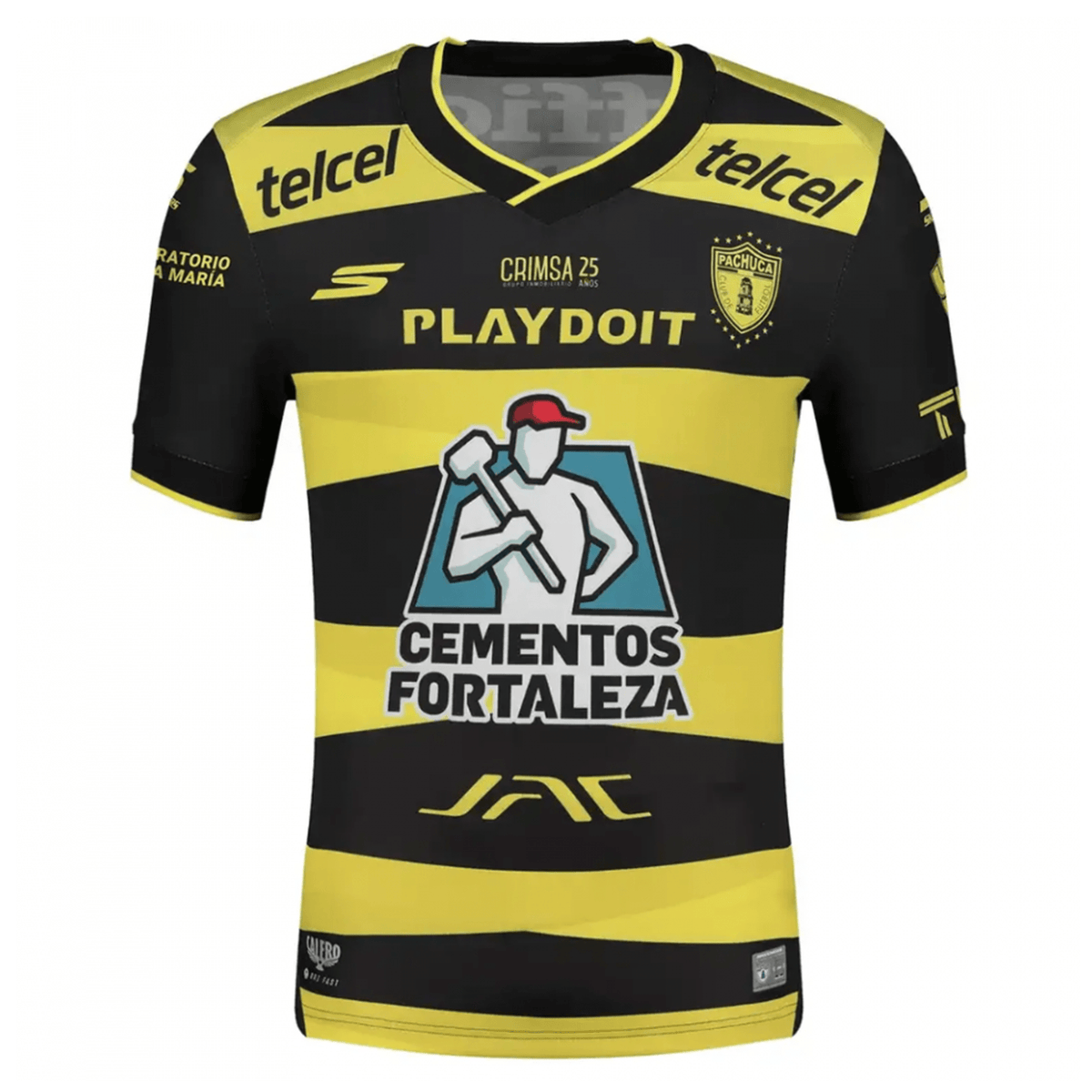 Skechers Men's Pachuca Third Jersey 25/26 (Black/Yellow) | SoccerWearhouse