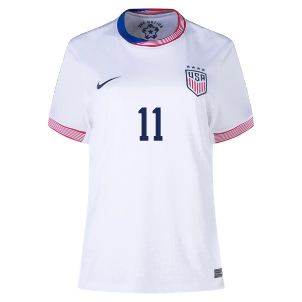 Nike Womens United States Sophia Smith Home Jersey 24/25 (White ...