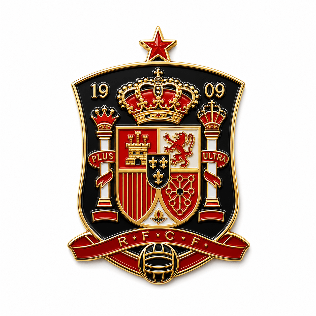 Spain National Team Logo Enamel Pin | SoccerWearhouse