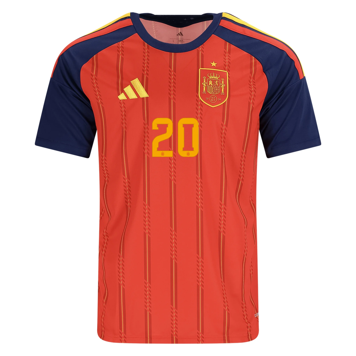 adidas Men's Pedri Spain World Cup Home Jersey 2026 (Vivid Red)