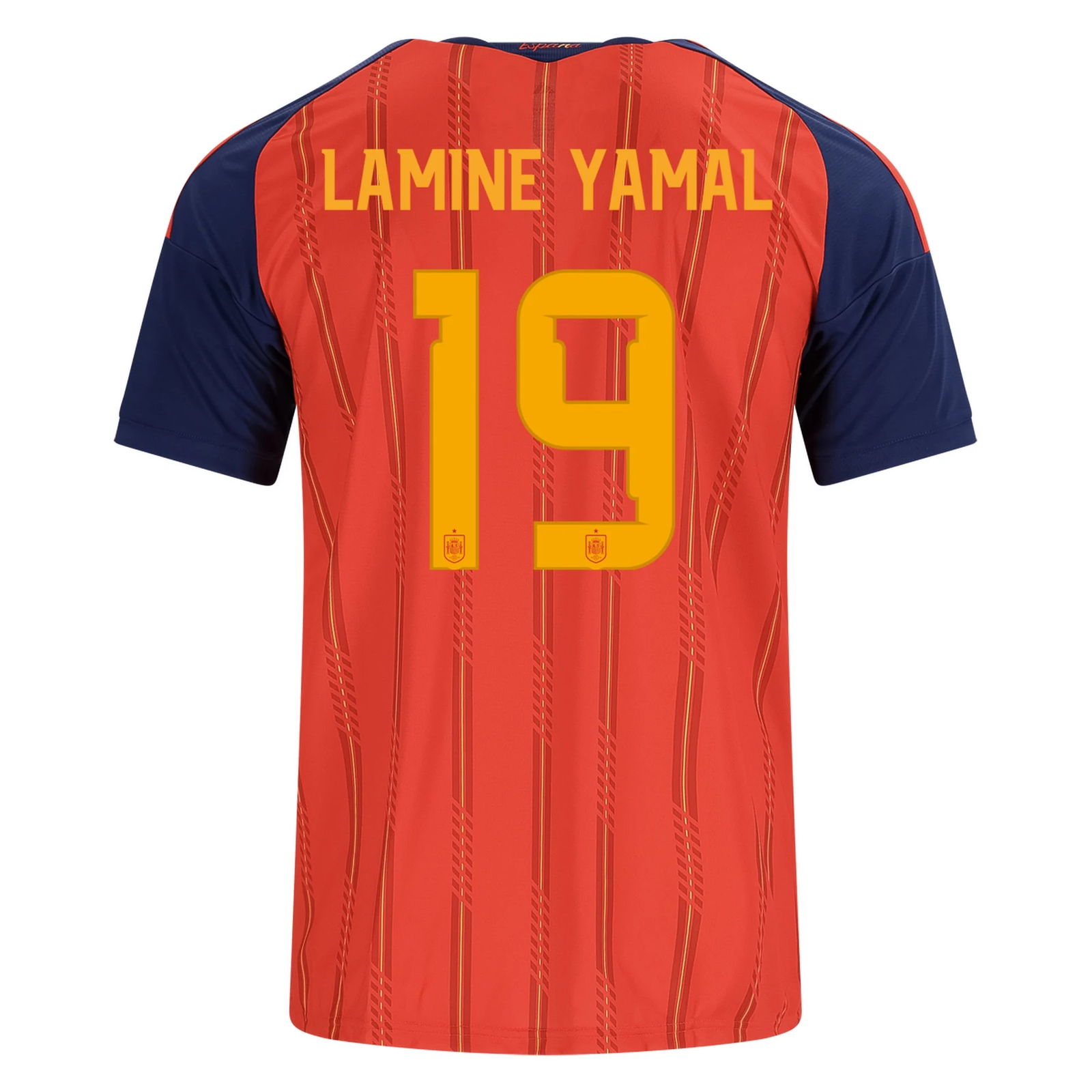 adidas Men's Lamine Yamal Spain World Cup Home Jersey 2026 (Vivid Red)