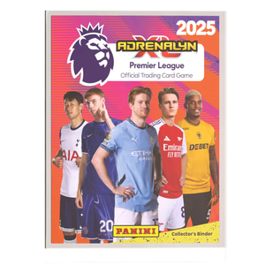 Panini Premier League 2025 Adrenalyn XL Trading Card Starter Pack Album + 27 Cards + Limited Edition Card