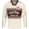Puma FC St. Pauli King Retro Long Sleeve Jersey 26/27 (Alpine Snow/Dark Chocolate)