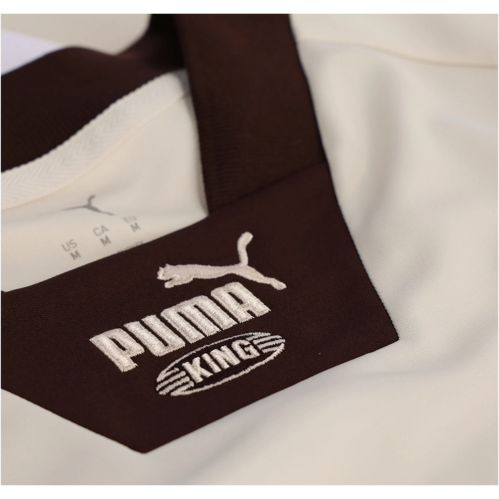 Puma FC St. Pauli King Retro Long Sleeve Jersey 26/27 (Alpine Snow/Dark Chocolate)