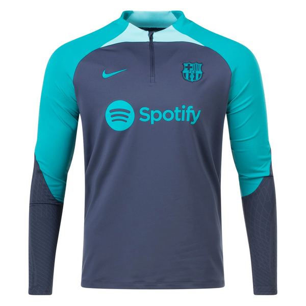 Nike 2022-23 FC Barcelona Women's Strike Drill Top - Aqua-Signal Blue