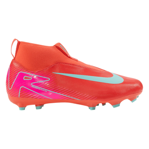 Nike Jr. Zoom Superfly 10 Academy FG/MG Soccer Cleats (Ember Glow/Aurora Green)