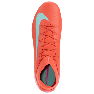 Nike Zoom Superfly 10 Academy FG/MG Soccer Cleats (Ember Glow/Aurora Green)