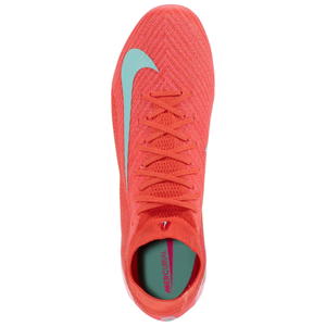 Nike Zoom Superfly 10 Elite FG Soccer Cleats (Ember Glow/Aurora Green)