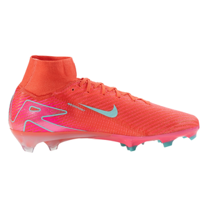 Nike Zoom Superfly 10 Elite FG Soccer Cleats (Ember Glow/Aurora Green)