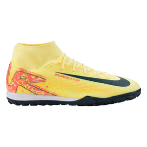 Nike Zoom Superfly 10 Academy KM Turf Soccer Shoes (Light Laser Orange/Armory Navy)