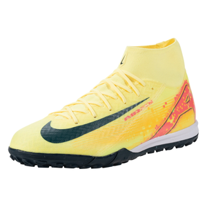 Nike Zoom Superfly 10 Academy KM Turf Soccer Shoes (Light Laser Orange/Armory Navy)