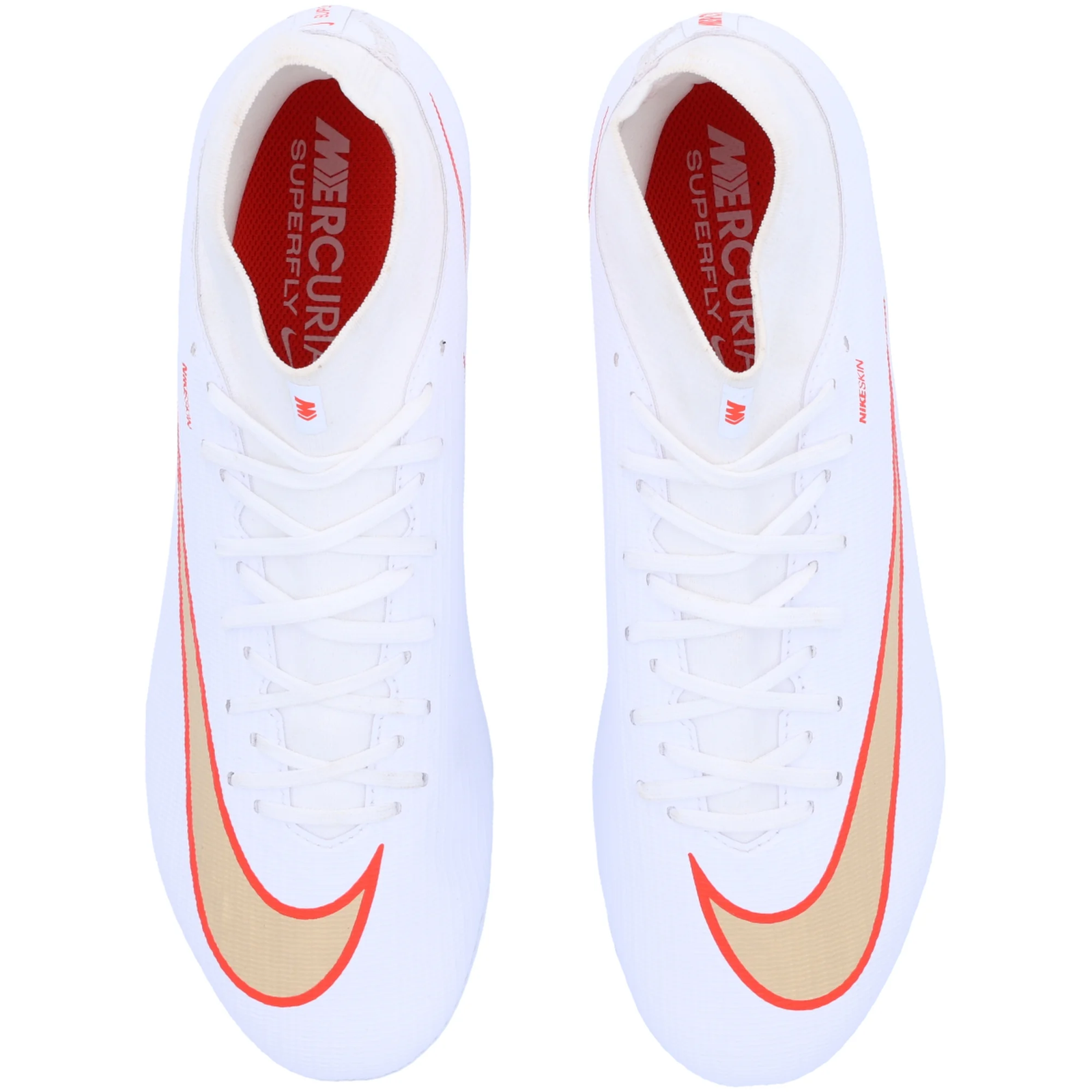 Nike Superfly 11 Academy FG/MG Soccer Cleats (White/Blur/Bright Crimson)