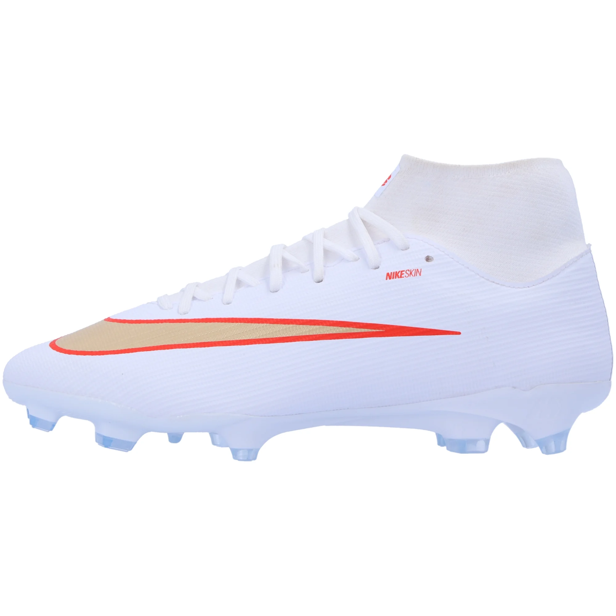 Nike Superfly 11 Academy FG/MG Soccer Cleats (White/Blur/Bright Crimson)