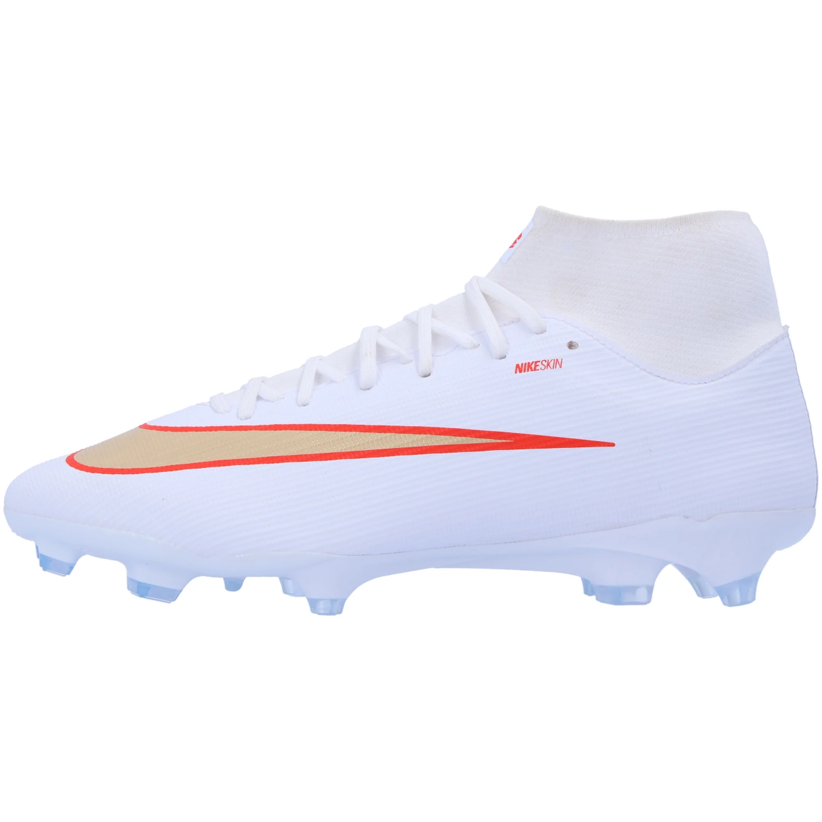 Nike Superfly 11 Academy FG/MG Soccer Cleats (White/Blur/Bright Crimson)