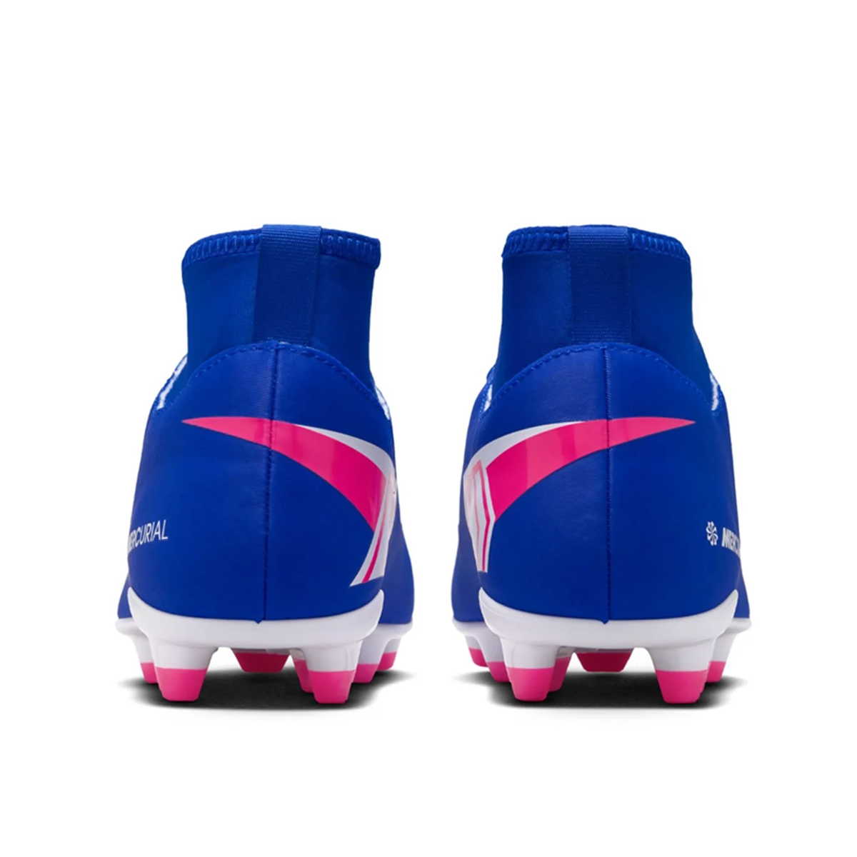 Nike Jr Superfly 10 Club FG/MG Soccer Cleats (Racer Blue/White)