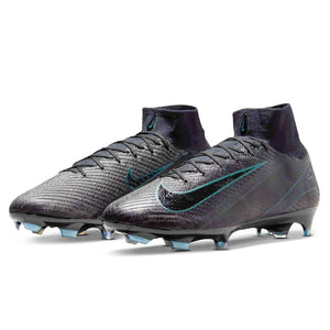 Nike Zoom Superfly 10 Elite FG Soccer Cleats (Black/Black-Deep Jungle)