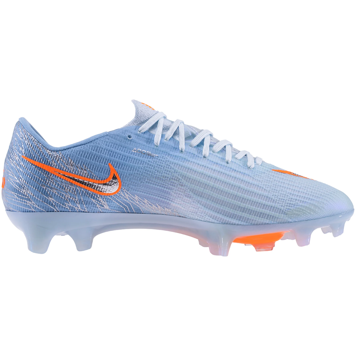 Nike Zoom Superfly 11 Elite NU4 Firm Ground Soccer Cleats (Celestine Blue/White/Orange)