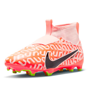 Nike Jr. Zoom Superfly 9 Academy WC FG/MG Soccer Cleats (Guava Ice/Black)